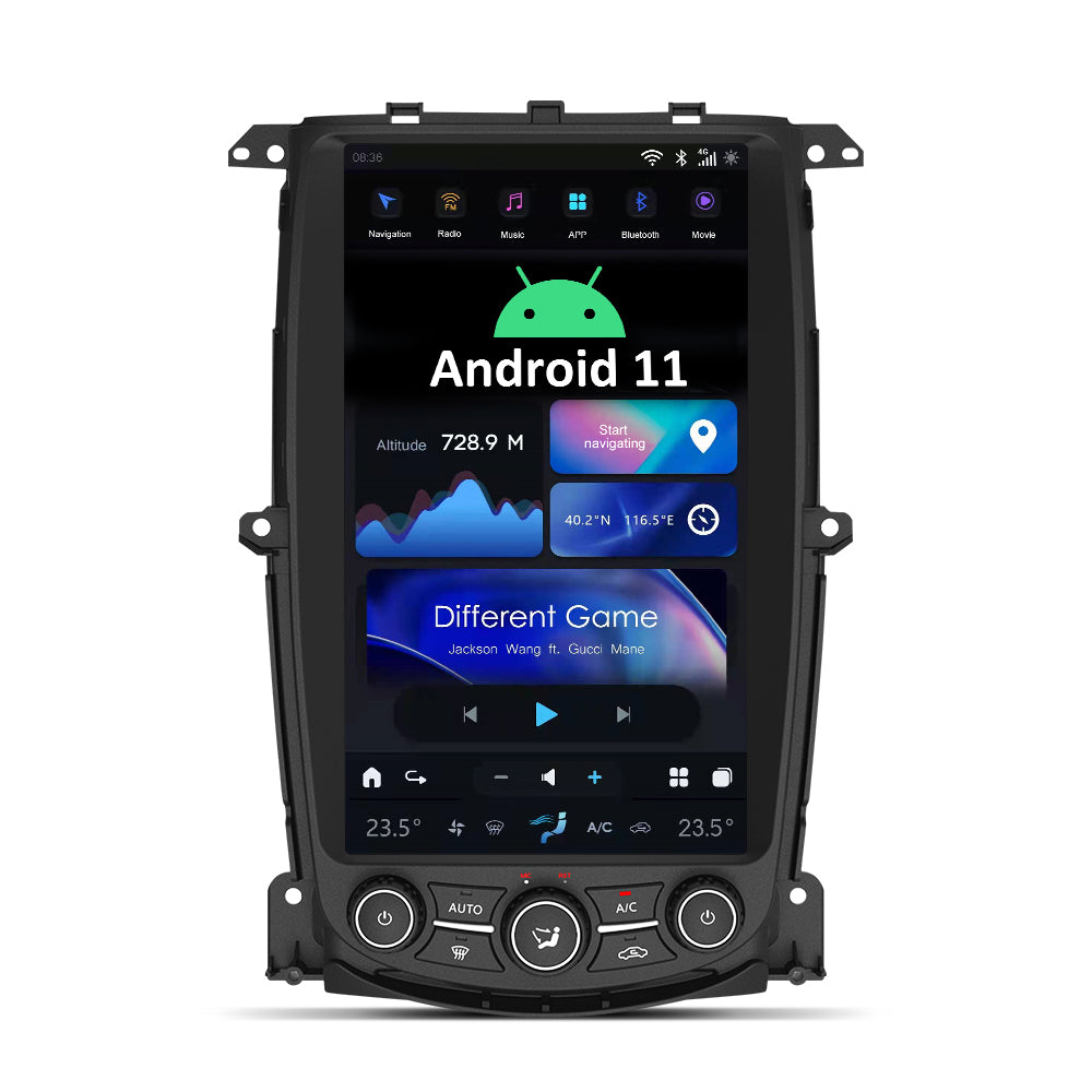 13.6“ Tesla Android System Car Radio Multimedia GPS Navigation For Nissan 370Z 2009-2021 Stereo Audio Carplay