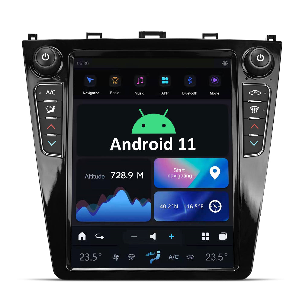 Tesla Android 11 10.8″ Car Radio GPS Navigation For Subaru WRX 2015-2021 Car Multimedia Stereo Player Car Video