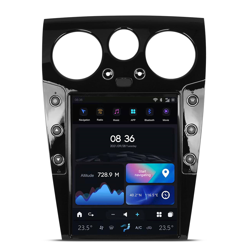 Tesla Android 11 12.1 ″ autoradio GPS Navigation pour Bentley Continental 2003-2019 voiture multimédia lecteur stéréo voiture vidéo