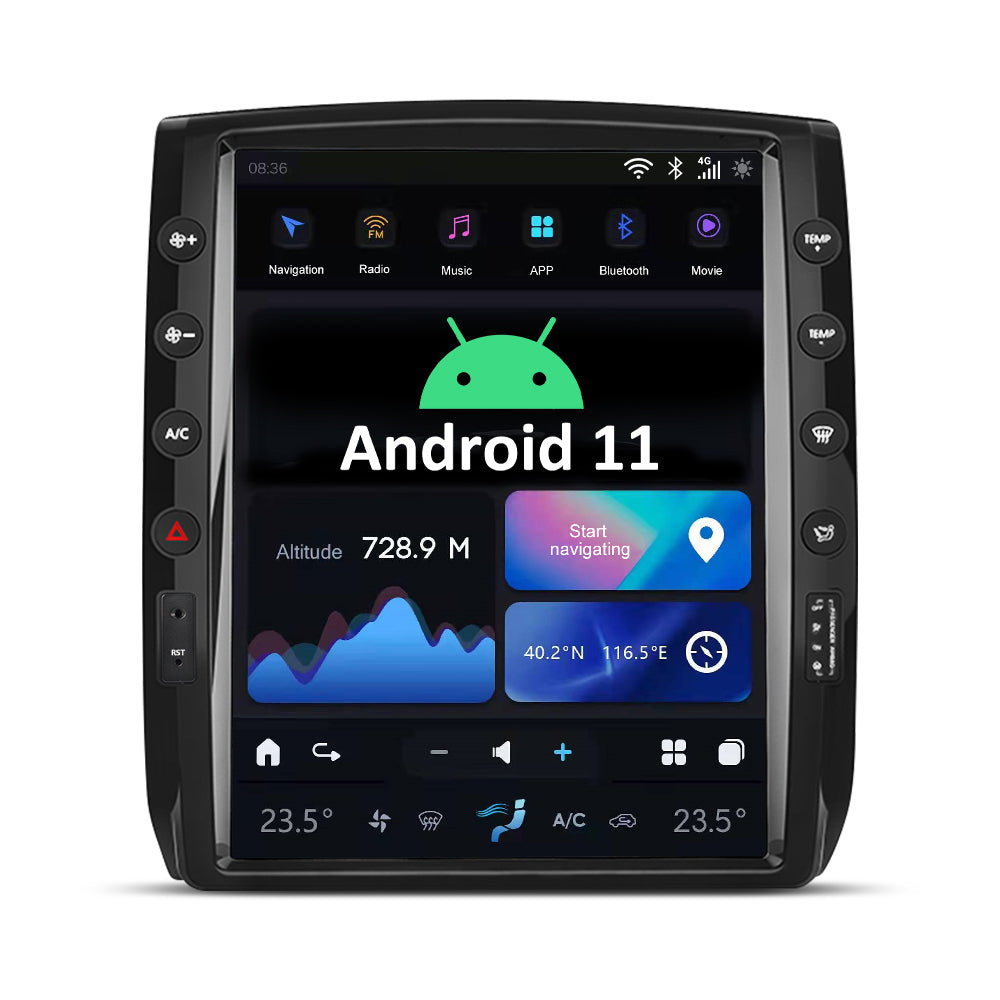 Tesla Android 11 12.1″ autoradio GPS Navigation pour Toyota Tacoma 2005-2015 voiture multimédia lecteur stéréo voiture vidéo