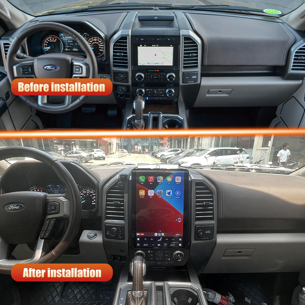 Tesla Android 11 14.4″ autoradio GPS Navigation pour Ford F150 2015-2021 voiture multimédia lecteur stéréo voiture vidéo